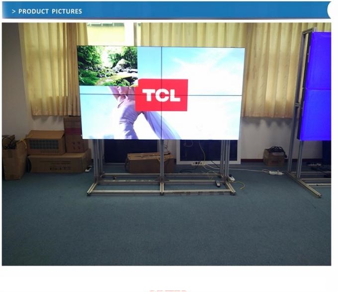 700 Neten Flexibele LCD Videomuur Hoge Definitie het Comité 3x2 van 55 Duimsamsung Zonder grenzen
