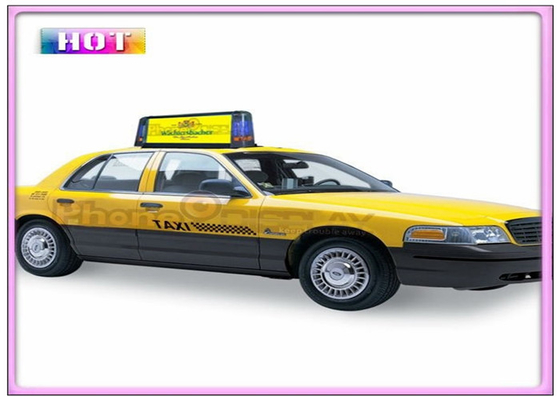 P3 Tweezijdige Video Slanke P5 de Taxi LEIDENE van de Aluminiumlegering Vertoning Programmeerbaar met HUAWEI 5G/WIFI/GPS/USB-Radio