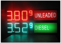 LED Gas Station Sign for Oil Price , RF LCD Wireless Remote Control Digital 7 Segment Display