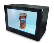 Digitale Signage LCD Videomuur die Transparante de Showcasedoos adverteren van de Touch screenmonitor